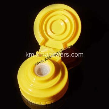 SiliconeRubber Cross-Slit Bottle Cap ពិនិត្យវ៉ាល់មួយផ្លូវ